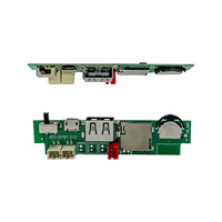 Module amplificateur de carte décodeur audio BT HSC3027-1 en cuivre pour haut-parleur de voiture/maison MP3 avec lecture Aux/USB/TF DIY Son PCBA