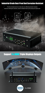 TPM 2.0 Industrial PC GT1300 <b>Mini</b> Industrial PC I5 10200H I7 10750H With 2LAN 6COM Barebone <b>Mini</b> PC Industrial GT1300 <b>Mini</b> - Product Image 6