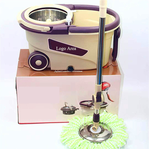 Dễ Dàng Cuộc Sống <span class=keywords><strong>360</strong></span> Xoay Ma Thuật Quay Lau Xô 2 Sợi Nhỏ Nạp Chất Lỏng Dispenser Đầu Hộp Sàn Làm Sạch Lau Hệ Thống - Product Image 5