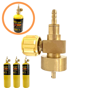 Válvula de Grifo para Gas Mamp, Válvula de Presión Constante de Latón Puro para Cilindro de Gas Mamp, Accesorios Soldados Anti-Temperización - Product Image 1