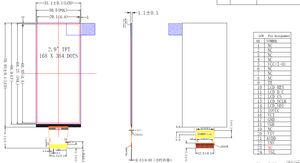 2.9inch <span class=keywords><strong>LCD</strong></span> 168x384 tiết kiệm điện TFT hiển thị không có đèn nền phản chiếu hiển thị ánh sáng mặt trời có thể đọc được - Product Image 4