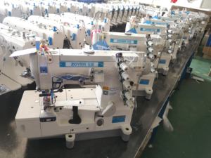 ZY500-02BB Zoyer bord Roulé Extensible Interlock <span class=keywords><strong>Machine</strong></span> <span class=keywords><strong>À</strong></span> <span class=keywords><strong>Coudre</strong></span> Blanc - Product Image 2