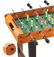 Mesa de Futbolín Clásica de Madera de 33 Pulgadas para Uso en Interiores, Fabricada en MDF, con Logotipo Personalizado, Certificación EN71, ASTM y ROHS, Mesa de Fútbol Segura