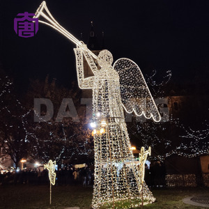 Giant <b>Lighted</b> Christmas Angel for Outdoor Park Plaza Landscape and Commercial Holiday Decoration Display - Product Image 6