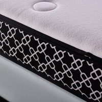 Matelas Euro Top à ressorts ensachés en gros, roulé, avec mousse haute densité et ressorts ensachés, pour mobilier de chambre à coucher