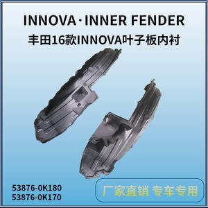 Guardabarros Delantero de Plástico Negro para Toyota Innova Kijang 2016, Pieza de Repuesto Ty66237 - Product Image 5