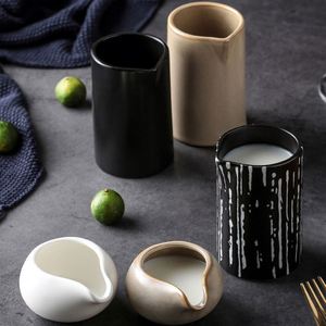 Household Coffee and Honey Milk Cups Salad Ateak Sauce Pot Kitchen Tableware Porcelain Seasoning Pot - Product Image 1