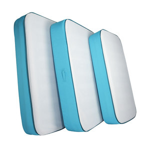 Materasso ad aria matrimoniale moderno a media rigidità con rivestimento in rete traspirante in PVC e pompa integrata, portatile per appartamento e uso domestico - Product Image 2