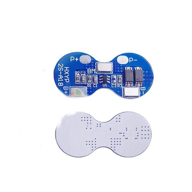 2S Li-ion 18650 Lithium Battery Charger Protection Board 7.4V Overcurrent Overcharge Overdischarge Protection 4A 2 Series BMS