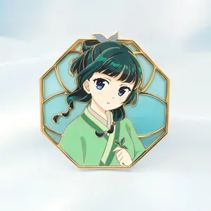 Broche Anime <span class=keywords><strong>Frieren</strong></span> Journey's End Himmel, Badge Fille Mignonne, Accessoires pour Vêtements, Sac à Dos, Revers, Unisexe - Product Image 4