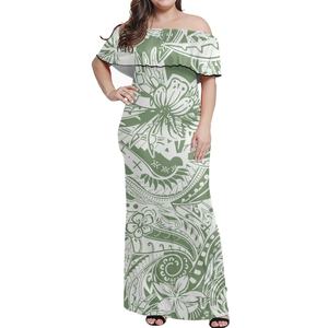 Stile polinesiano vestito progettato su misura all'ingrosso poliestere Spandex morbido e comodo abbigliamento estivo Casual traspirante - Product Image 2