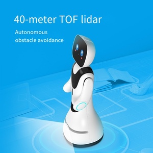 Robot de Servicio Inteligente con Sistema Operativo Android, Pantalla Táctil de 13.3 Pulgadas, Cuerpo de Plástico Blanco, Carga Automática, Conectividad Wi-Fi, Control por Voz - Product Image 3