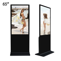 Écran publicitaire LCD interactif tactile de 65 pouces pour intérieur, borne publicitaire numérique à vendre – Offre Spéciale