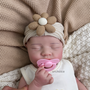 44cm in Silicone per dormire bambole rinate per bambino compongono il corpo intero a bocca aperta giocattoli per bambini regali di compleanno/natale/capodanno - Product Image 6