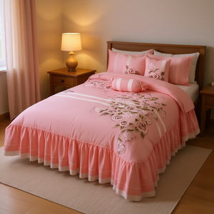 Edredón Doble Antonieta con 3 Almohadas y Sábanas - Product Image 2