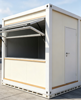 Kiosque Conteneur Préfabriqué Moderne du Milieu du Siècle, Boutique Mobile, Maison Conteneur, Café Portable, Bar, Magasin de Proximité Personnalisé