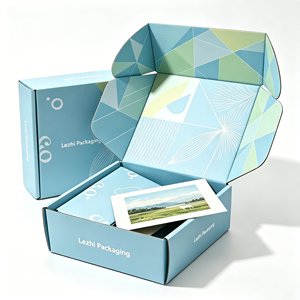 Boîtes d'expédition et d'emballage de luxe en carton ondulé pour sous-vêtements, t-shirts et vêtements, avec logo personnalisé - Product Image 2