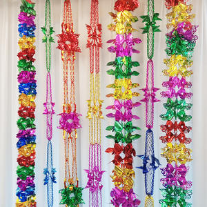 Dekorasi Perayaan Qingming, Rangkaian Bunga Warna-warni, Lampu, Daun Maple Plastik, Dekorasi Pernikahan, Dekorasi Putih, Strip Bunga - Product Image 2