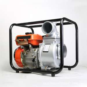 Bomba de agua diésel de 12HP con remolque, autocebante de 6 pulgadas para riego y drenaje móviles - Product Image 3