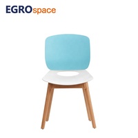 Chaise de bureau pivotante EGROspace pour conférence, formation et réunion, avec roulettes, pour visiteurs