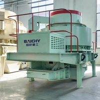 Concasseur VSI Baichy, machine de fabrication de sable artificiel, concasseur à axe vertical, concasseur mobile, équipement pour sable, gravier, marbre, granit