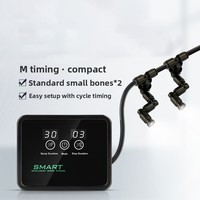 Sistema de Nebulización Ecológico de Alta Calidad para Reptiles, de Plástico ABS Negro, con Temporizador, Rociador Inteligente para Plantas Trepadoras