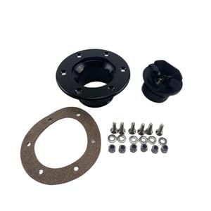 Tappo Serbatoio Carburante 80MM in Acciaio Inox/Alluminio Lavorato CNC, Nero/Argento, Servizi di Lavorazione Personalizzata - Product Image 3