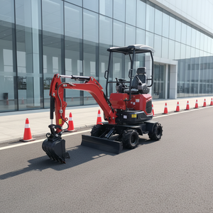 Achetez des excavatrices <span class=keywords><strong>pas</strong></span> chères, excavatrice sur roues de 1,2 tonne, 1,5 tonne, excavatrice compacte, mini-excavatrice - Product Image 1