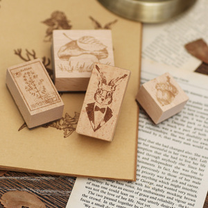 Phong <span class=keywords><strong>C</strong></span>ách Hàn Quố<span class=keywords><strong>c</strong></span> Màu Tem Sồi Con Dấu Tùy Chỉnh Bằng Gỗ Tem Phim Hoạt Hình Mô Hình Hàng Ngày Đa Năng Tay Tài Khoản Trang Trí Đánh Dấu Con Dấu - Product Image 3
