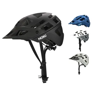 Ayarlanabilir MTB bisiklet kaskı özel OEM var hareketli güneşlik hava geçirgenliği ve güvenlik yetişkin Unisex dağ kask