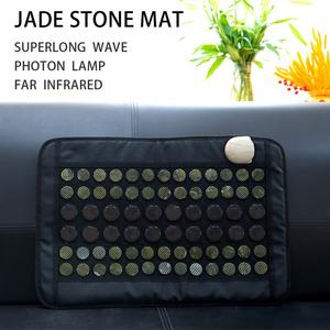 Alfombrilla de Piedra de Jade Xiuyan Natural para Calefacción de Chakras, 60*40cm, Alfombrilla de Calefacción para Sauna, Cojín para Asiento - Product Image 5