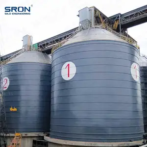 Solution de système de stockage de ciment de 50,000 tonnes pour l'industrie de cimenterie