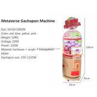 Vente en gros usine : Distributeur automatique de mini-capsules mystère 100 mm, à monnayeur, en métal, avec interface en anglais, garantie 1 an