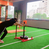 Gazon artificiel fabriqué en usine, tapis de golf synthétique et tapis de glisse pour sol de salle de sport et entraînement sportif multi-scènes