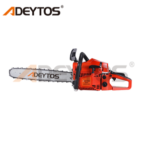 ADEYTOS 58cc 2.4KW Sierra de cadena de gasolina de alta potencia Cortador de madera de mano 5800 Sierras de cadena de China - Product Image 1