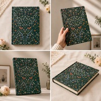 Fournitures de bureau et scolaires, agenda 2027, planificateur floral, journal à spirales relié en couverture rigide, carnet A5, cadeau pour femmes et étudiantes, journal à spirales