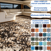 Accessoires marins, tapis de pont en teck synthétique EVA, feuilles en nid d'abeille durables pour tapis de sol de voiture, fabriqué en Chine