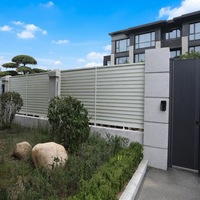 Stores à lamelles en alliage d'aluminium pour extérieur, réglables, installation facile, étanches, durables, haute qualité, fixation murale, usage commercial