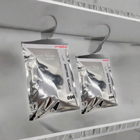 Sacs d'expédition en Mylar autocollants de 0,5 mil, imperméables, argent métallisé glamour, chromés, imprimés en gravure, enveloppes