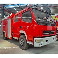 Camion de pompier d'urgence d'occasion avec échelle aérienne Roue motrice 4x2 avec rotation de 360 degrés pour les opérations de pompiers de sauvetage
