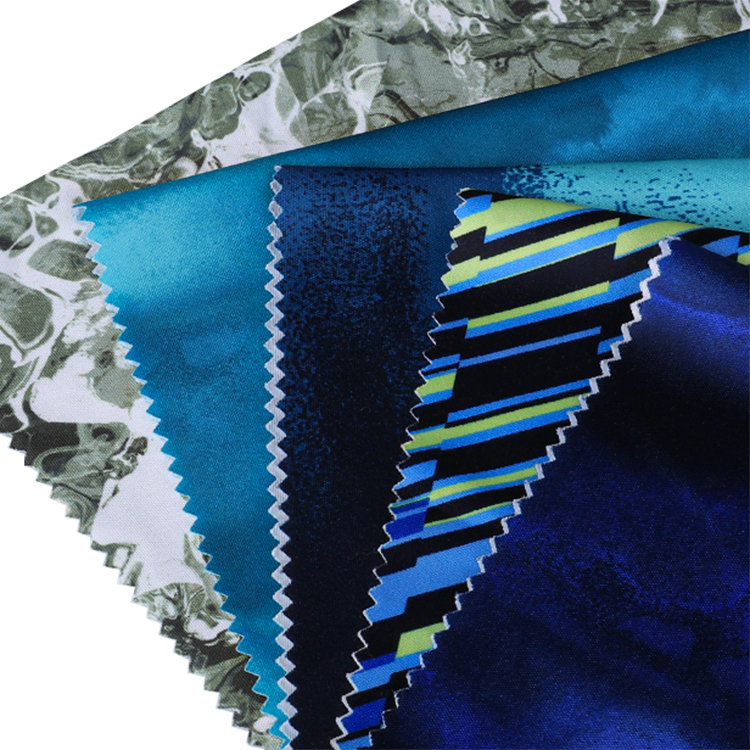 Good Quality Printed Poly Cotton Polyester Digital Printed Fabric For Making Button Down Shirts