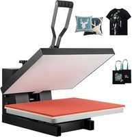Presse à chaud manuelle 40x60cm (16x24 pouces) à clapet pour sublimation, contrôle numérique précis, pour vêtements personnalisés, garantie 1 an