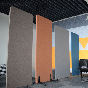 Nhà Máy Bán Hàng Trực Tiếp Goodsound Văn Phòng Di Chuyển Màn Hình Phân Vùng Cách Âm Xách Tay Trắng Sử Dụng Phòng Chia Với Bánh Xe - Product Image 1