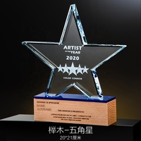 Meilleures ventes : Trophée en cristal et bois, artisanat, gravure personnalisée, lettres gravées, plaque en cristal avec base en bois