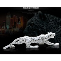 Statues d'animaux en or et argent 2026 pour la décoration intérieure, sculpture de tigre et de léopard en résine artisanale