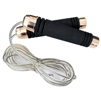 Corde à sauter à poignée en mousse 300cm équipement d'exercice à domicile réglable corde à sauter rapide pour la perte de poids