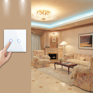 Bingoelec Factory Discounts Single Live Wire Interruptor táctil eléctrico 1/2/3/4 Gang 1 Way Normal Touch Vidrio templado - Product Image 2