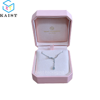 Boîte à bijoux personnalisée en rose, design élégant et personnalisé pour l'emballage de bijoux, entièrement personnalisable, boîte de rangement rose de luxe