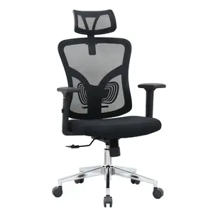 Silla ergonómica de tela de malla para escritorio de ordenador, muebles de oficina, comercial, a la venta, a buen precio