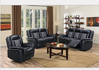 Fauteuil inclinable manuel en cuir de grande taille CY pour la maison, canapé 3 places, 2 places, fauteuil à bascule individuel